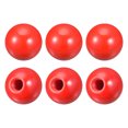 thumbnail image 1 of Unique Bargains Boutons de Boule Filetés 1,97 Pouces Dia M16 Femelle Fil Thermodurcissable Rond Poignées de Boule, Rouge 6 Pack, 1 of 5