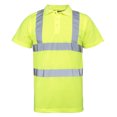 thumbnail image 1 of RTY High Visibility - Polo/camisa de seguridad de alta visibilidad (Tallas grandes hasta 5XL) - Trabajar / Reflectante (Paquete de 2) (Amarillo fluorescente) RTY High Visibility UTRW6900_fluorescentyellow, 1 of 1
