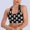 thumbnail image 6 of Hello Kitty Women's Sports Bras Fitness Workout Crop Tank Top Padded Yoga Top, 6 of 7