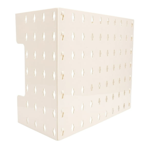 Pegboard Wall Organizer, Multi Function Kitchen Pegboard with Adhesive Pads, Pegboard Shelf Peg Board Display Stand Wall Peg Board Kitchen Wall Organizer for Kitchen