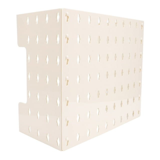 Pegboard Wall Mounted Rack, Gas Water Heater Pipe Decoration Cover, Strong Load Bearing Storage Rack, Display Rack for Home, Kitchen, Bathroom