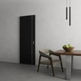 thumbnail image 5 of Hidden Barn | Planum 0310 Black Matte | Sturdy Finished Modern Doors | Magic Concealed Sliding Set 18" x 80", 5 of 5