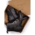 thumbnail image 6 of Women's 4 Strap Biker Boots by Will's Vegan Shoes (Black), 6 of 6