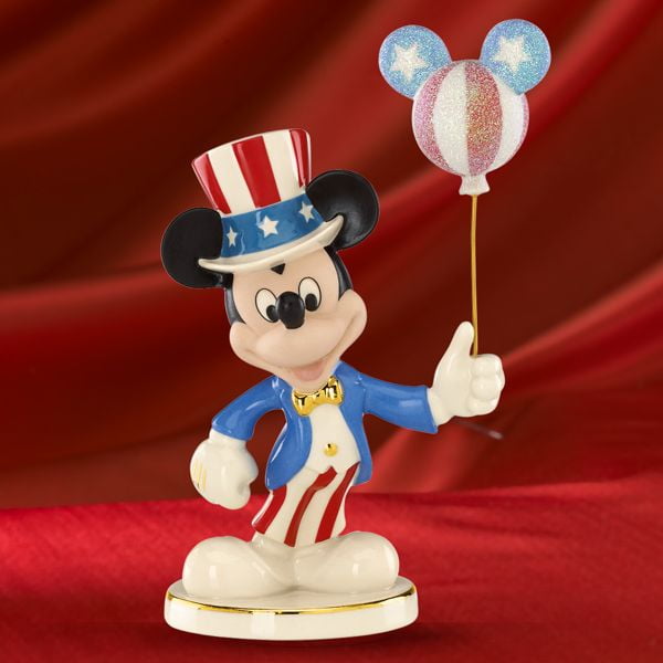 Lenox Disney Showcase 831695 Americana Mickey Figurine - Walmart.com - Walmart.com