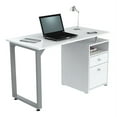 thumbnail image 5 of Inval Washed Oak Writing Desk with Pedestal, 5 of 8