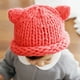 thumbnail image 2 of Bebés Bebés Niñas de Punto Gorro de Corte Beanie Skull Cap Warm Cuff Winter Hat Cap rojo Hugo Gorro de punto de invierno para niños, 2 of 10
