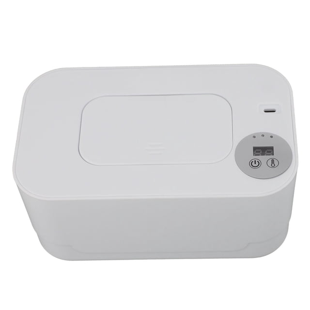 Calentador De Toallitas Para Bebés, Calentador De Toallitas Para Pañales Con Temperatura Ajustada, Con Luz Nocturna, Dispensador Portátil De Toallitas Para Bebés Con USB