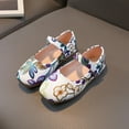 thumbnail image 2 of NOKIO Children'S Party Flats Toddler Girls' Flower Flats Girls' Summer Sandals Fashion Summer Children Sandals Girls Casual Shoes Flat Bottom Lightweight Colorful Flower Pattern Hook Loop, 2 of 6