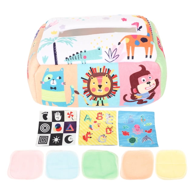 Sensory Tissue Box Toy,Baby Tissue Box Toy Infant Sensory Tissue Box Tissue Box Toy High-End Performance