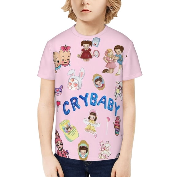 Melanie Martinez Kids T-Shirt 3d Printed Graphic T-Shirts Boys And Girls Short Sleeve Shirts For Youth Kids X-Small