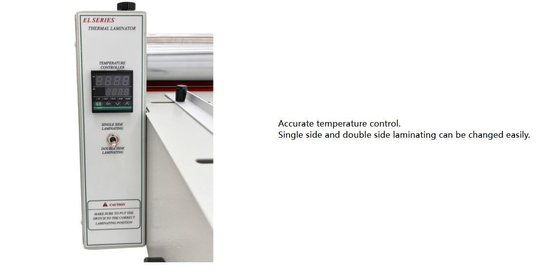 14" Steel Roller Thermal Laminator Electric Hot Cold Roll Laminator Laminating Machine