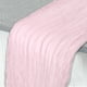 thumbnail image 5 of Camino de mesa de tela de queso rústico Unique Bargains para decoración de bodas y fiestas de cumpleaños 118.11"L x 35.43"W Rosa claro, 5 of 6