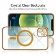 thumbnail image 3 of For Apple iPhone 13 6.1 inch Anti-Scratch Clear TPU Bumper Shockproof Protective Fast and Stable Wireless Charging Magsafe Compatible Hybrid Case Cover Teal, 3 of 8
