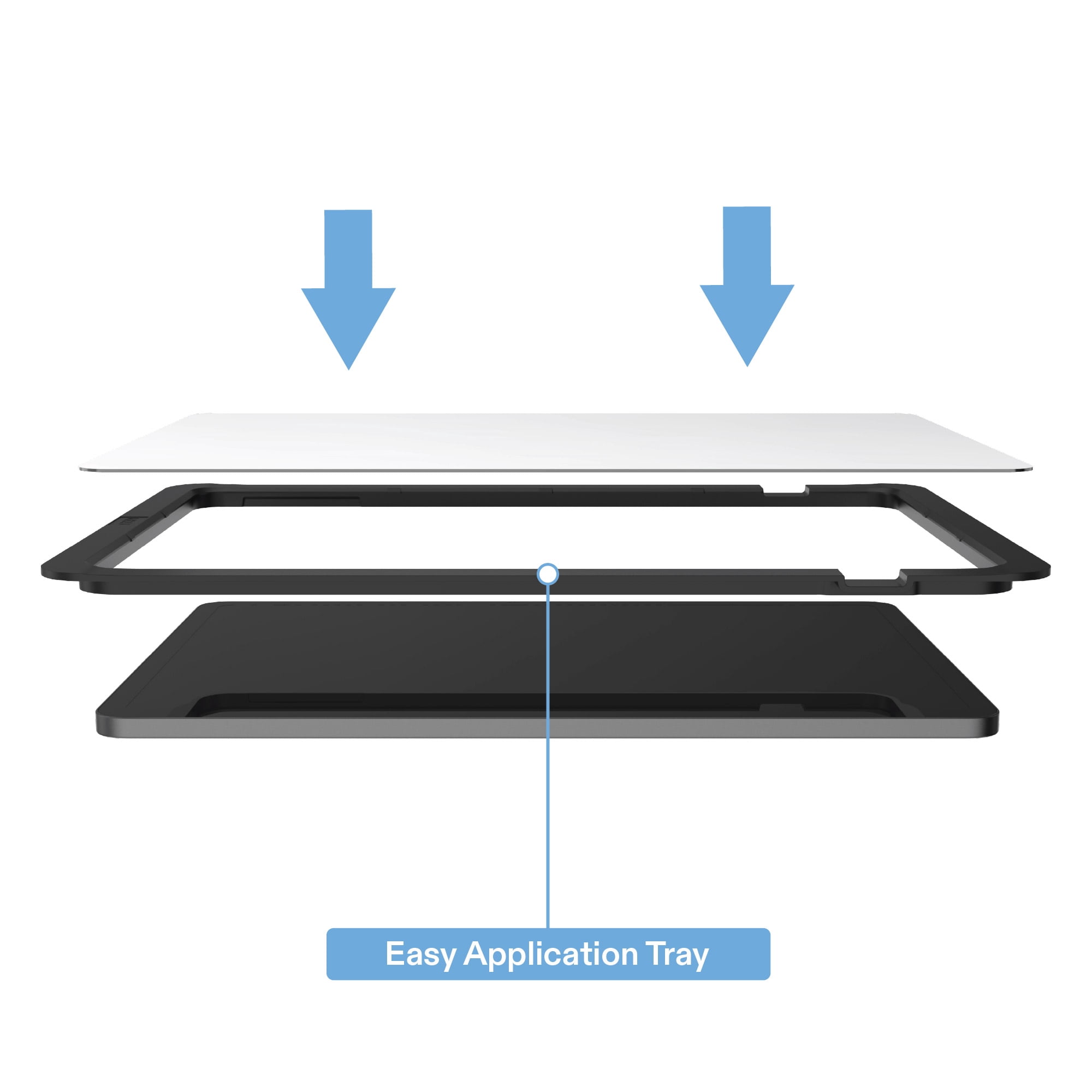 onn Glass Screen Protector with Easy Application Tray for onn 8.1" Tablet (2026 Model)