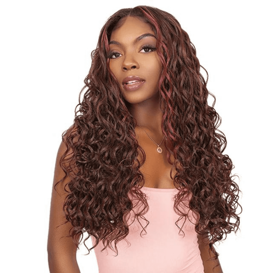 Janet Collection Melt 13x6 HD Human Hair Blend Lace Frontal Wig - Hita