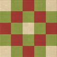 thumbnail image 1 of Ahgly Tapis d'Intérieur Lavable en Machine Carré Acajou Brun, 6 Pieds Carré, 1 of 7