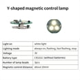 thumbnail image 4 of Lámpara LED en Forma de y con Control Magnético para , Piezas de Impresión 3D para Bambu AD5M K1 ., 4 of 5