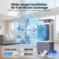 thumbnail image 7 of UrbanSync Evaporative Air Cooler, 3d Cooling, 7 Gallon Tank, 3 Speeds, 12 Hour Timer, 4 Ice Boxes, Energy-Saving, 7 of 7