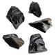 thumbnail image 2 of Adornos de obsidiana natural, piedras de obsidiana pequeñas, decoraciones de piedras de obsidiana irregulares, 5 uds., 2 of 3