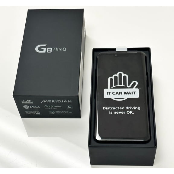 LG G8 THINQ 128GB LTE AURORA BLACK AT&T UNLOCKED BRAND NEW