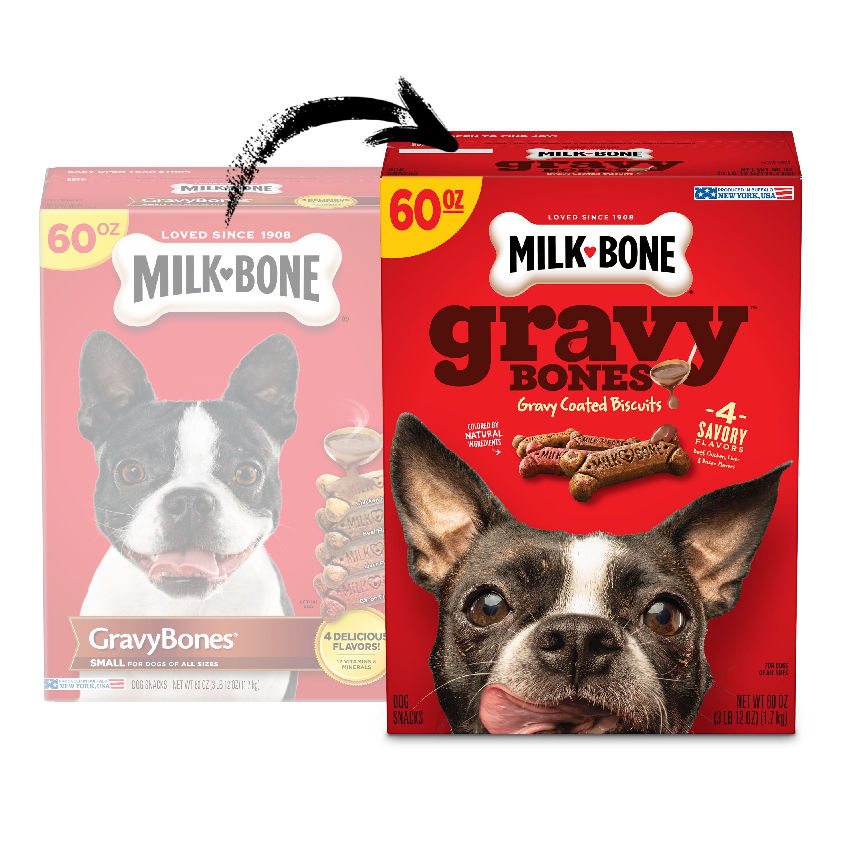 Milk Bone GravyBones Dog Biscuits Small Dog Treats 7 lb