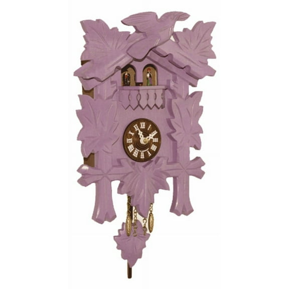 Kuckulino Black Forest Clock with quartz movement and cuckoo chime, turning dancers