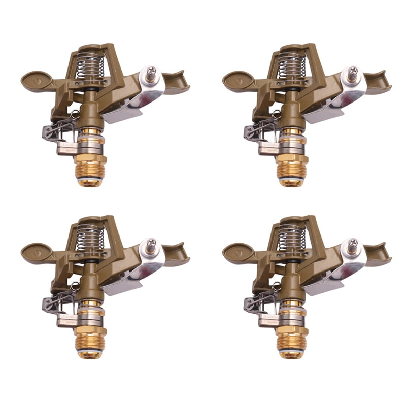 4Pcs 1/2 Inch Heavy Duty Impact Sprinkler Head Perfect for Watering