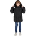 thumbnail image 5 of WenVen Boy's Puffer Jacket Thicken Winter Coat Windproof Winter Jacket Black 10/12, 5 of 11