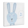 thumbnail image 2 of Stupell Industries Contemporary Blue Be You Bunny Canvas Art, 24 x 24, by Carla Daly, 2 of 7