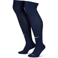 thumbnail image 2 of Nike Over The Calf Socks College Navy | White L, 2 of 2