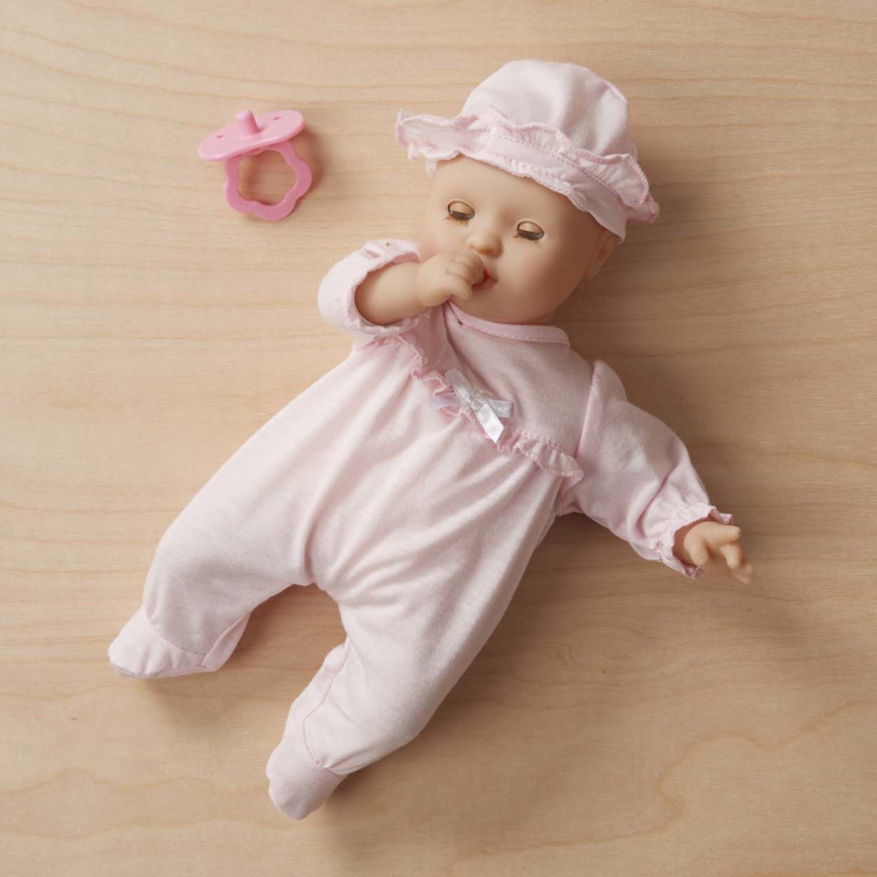 Melissa & Doug Mine to Love Jenna 12" Soft Body Baby Doll With Romper, Hat - image 10 of 10