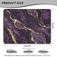 thumbnail image 7 of COEQINE Universal Trunk Liner for Dogs Cats, All Season Washable Cargo Cover Heavy Duty Rear Trunk Mat for for SUV Sedan Truck, 29" x 39", Dark Purple Gold Marble, 7 of 7