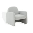 thumbnail image 5 of SAFAVIEH Couture Patsy Modern Felt Solid Accent Chair, Light Grey, 5 of 7