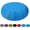Sky Blue, variant on Round Zafu Meditation Cushion, D=15" H=5.5" Zabuton Meditation Pillow, Yoga Bolster/Pillow, Floor seat, Zippered Organic Cotton Cover, Natural Buckwheat, Kneeling Pillow