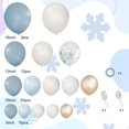 thumbnail image 2 of Juego de guirnaldas con forma de arco con forma de globo iLaFM, 150 unidades, Dusty Baby Blue, 2 of 6