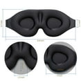 thumbnail image 3 of MZOO Sleep Eye Mask for Men Women, 3D Contoured Cup Sleeping Mask &amp; Blindfold with Ear Plug, Concave Molded Night Sleep Mask, Block Out Light, Soft Comfort Eye Shade Cover for Travel Y, 3 of 7