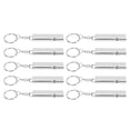 thumbnail image 3 of Emergency Whistle,10Pcs Aluminum Alloy Emergency Emergency Survival Whistlewith Keychain Emergency Whistlewith Keychain Finely Tuned Performance, 3 of 14