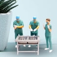 thumbnail image 4 of Doctor Miniatures 1/64 Resin Tool train Model model railroad scenery figure Cart Miniature Model Figures Ornament, 4 of 9