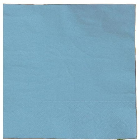 Disposable Dinner Napkins Exquisite Disposable Luncheon & Dinner Napkins - Bulk 50 Count - Light Blue - High Quality Paper Napkins for Cocktail Parties, Birthdays, Weddings, Bridal & Baby Showers ()