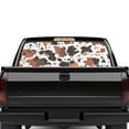 thumbnail image 2 of HUIACONG Cow Print Rear Window Decals Pickup Truck Rear Window Graphics Truck Rear Windows Graphics Decals Personalized Decoration Suitable for Most Pickup Trucks and SUVs, 2 of 7