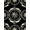 Black Ivory, Pattern 15, variant on Design&I 8'x10' Washable Area Rug Cowboy Theme Entry Weathered Tan Cream Bathroom Themed Mens Hat for Dining Room, Large Office, Lounge, Snag-Free