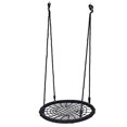thumbnail image 2 of Costway 31.5" Kid Tree Round Swing Net Outdoor Garden Child Toddler Hanging Rope Nest, 2 of 7