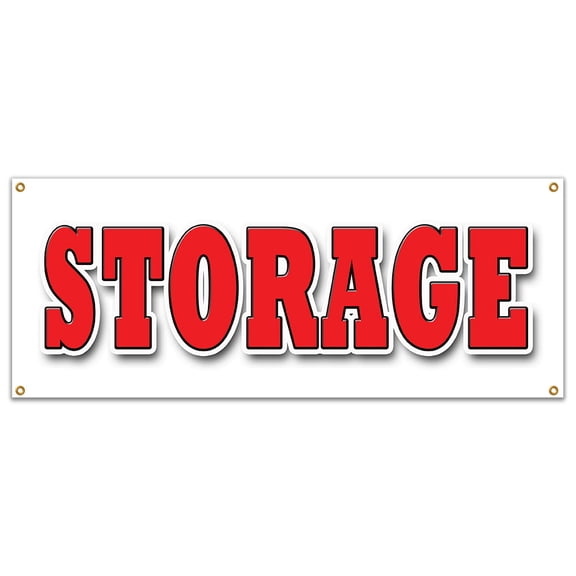 STORAGE BANNER SIGN long short term climate controlled secure indoor outdoor