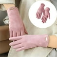 thumbnail image 1 of Suede Warm Gloves For Men And Women With Heating In Winter Non Slip Flip Velvet Gloves For Screen, 1 of 6