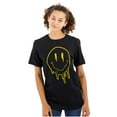 thumbnail image 3 of Melting Dripping Happy Face Smile Men's Graphic T Shirt Tees Brisco Brands S, 3 of 6