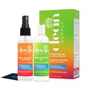 Clean Supply Travel Pack 60 ml Hand Sanitizer Gel + Multi-Surface Cleanser