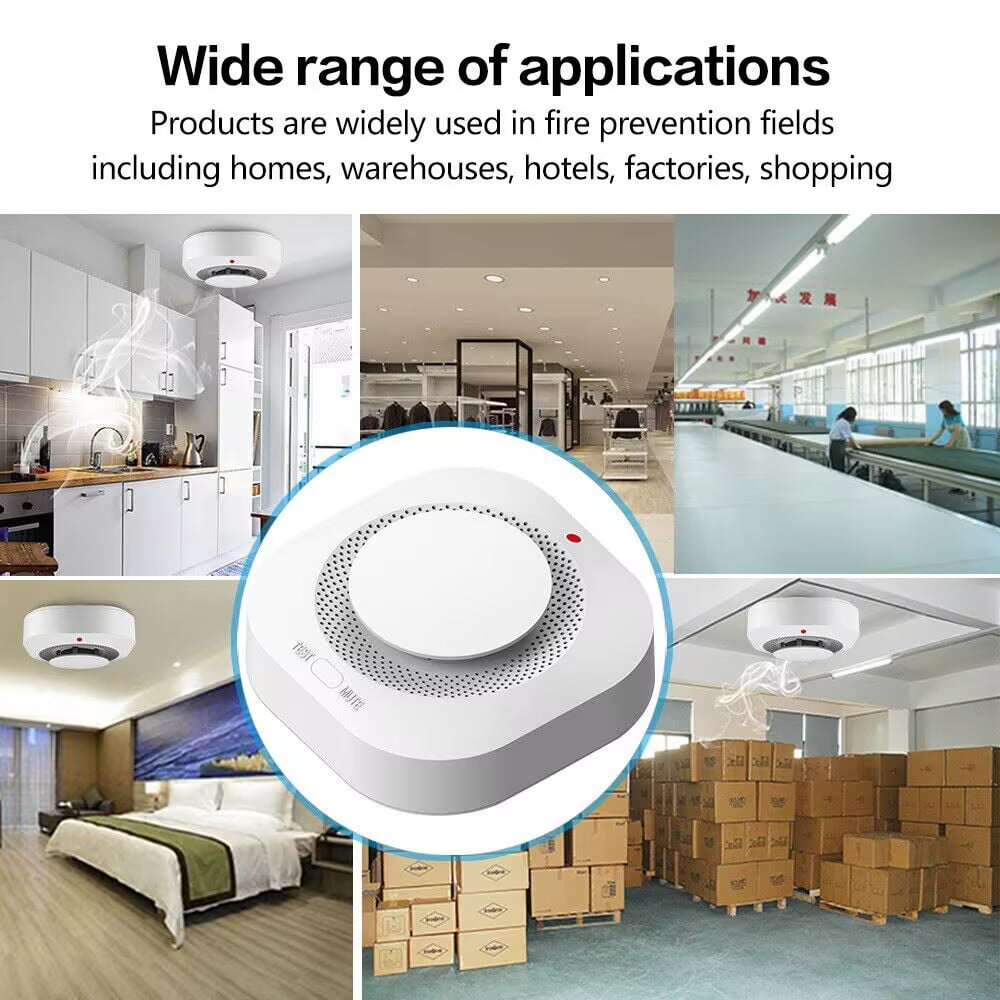 4PCS Smoke Alarm Detector
