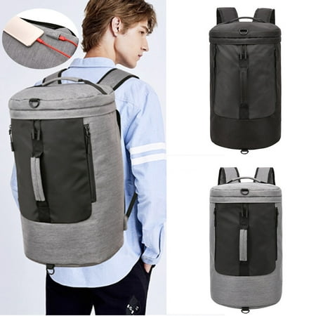 Meigar Large Men Women Travel Luggage Camping Backpack Short Trip Tote USB Port