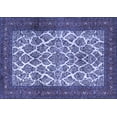 thumbnail image 1 of Ahgly Company Indoor Rectangle Persian Blue Traditional Area Rugs, 4' x 6', 1 of 4