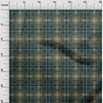 thumbnail image 2 of oneOone Organic Cotton Poplin Twill Fabric Tartan Check Printed Fabric 1 Yard 42 Inch Wide, 2 of 4